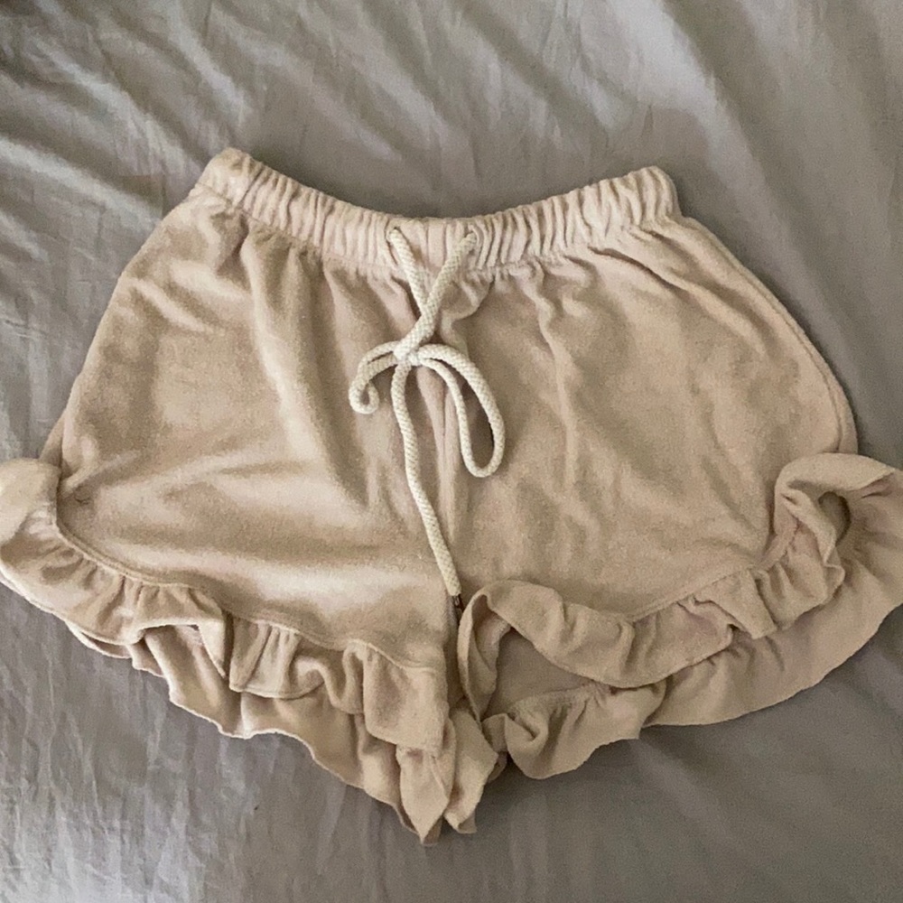 Mikey & Joey ruffle shorts